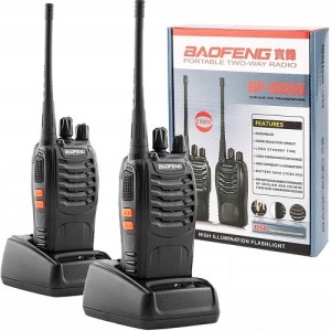 2 PCS WALKIE TALKIE BAOFENG WITH 888S -3 Km