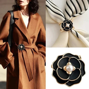 Camellia Scarf Buckle 