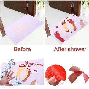 Bloody Color Changing Bath Mat