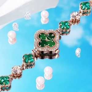 Women's Luxury Four Leaf Clover Watch
