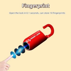 USB Charging Ultra Long Standby Mini Fingerprint Lock