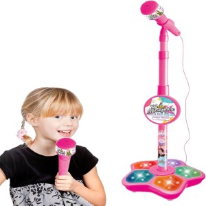 Kids Microphone Karaoke Toy with Stand