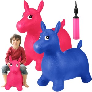 Jumping Horse Toy with Pumper Machine