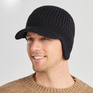 Elastic Warm Ear Protection Knitted Hat for Autumn Winter