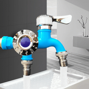 Double outlet Faucet