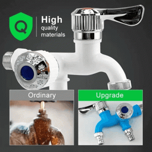Double outlet Faucet