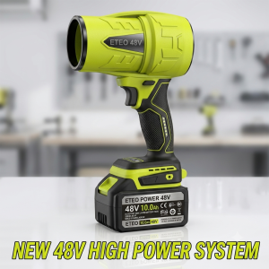 Turbo Jet Blower, Leaf Blower, Strong Turbo Fan with Double battery 