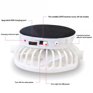 Solar Powered Fan Hat
