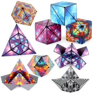 3D Geometric Brain Teaser Magic Cube