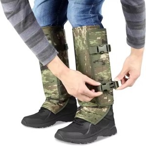 Snake-Resistant Leg Gaiters - Adjustable Puncture-Proof Outdoor Protective Gear for Hiking & Hunting