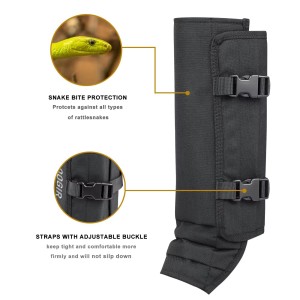 Snake-Resistant Leg Gaiters - Adjustable Puncture-Proof Outdoor Protective Gear for Hiking & Hunting