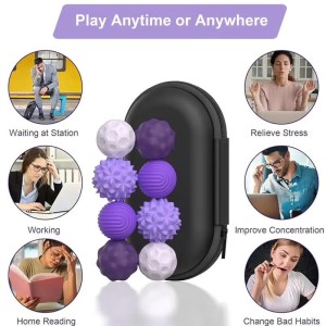 Silicone Magnetic Fidget Ball Set