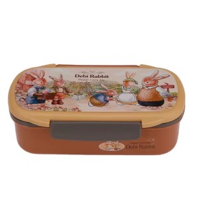 Rabbit Food Container Plastic Lunch Box