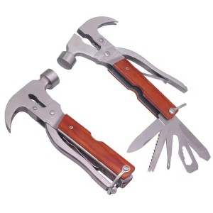 Camping Tools Multi Functional with Hammer(wood Color)