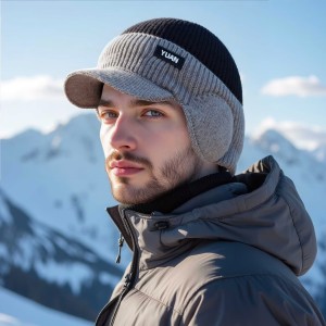 Winter Knitted Earflap Hat - Ultimate Cold Protection & Style