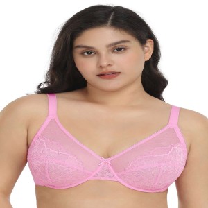 Unlined Comfort Unpadded Full Coverage Underwire Minimizer Bra