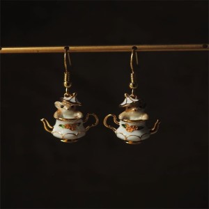 Mouse In My Teapot Earrings Set