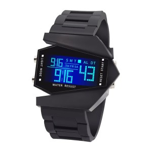 Creative luminous aeroplane shape LED watch