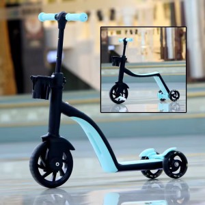 3-in-1 Convertible Kids Scooter and Tricycle