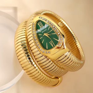Ladies Fashion Bracelet Watch Creative Quartz Dial Personalized Cross-Border Snake