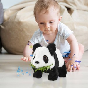 Electric Walking Panda Toy Plush Appease Toy Stuffed Animal