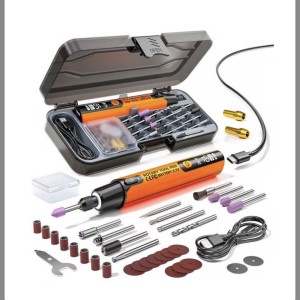 Mini Electric Rotary Tool Set with LED Light