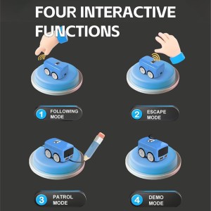 Smart Interactive RC Mini Bus – Gesture, Line-Tracking & Remote Toy