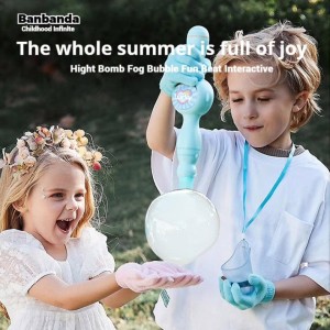 Smoke Bubble Machine & Elastic Magic Wand