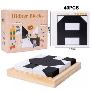 Puzzles Hidden Building Blocks Puzzles Toys