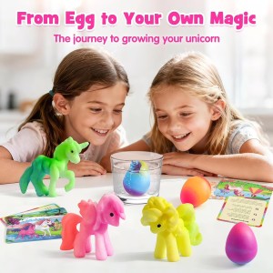 6 Pack Hatching Growing Unicorn Eggs