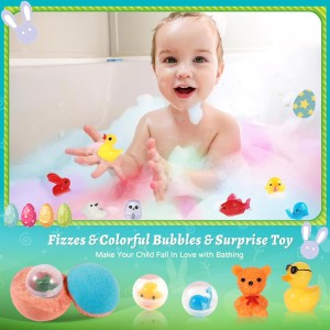 24 pcs FizzToy Surprise Bath Bombs for Kids