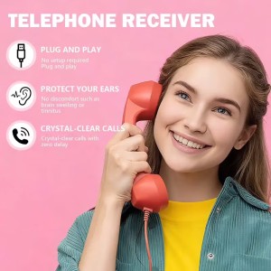 Retro Selection Bluetooth Phone Handset with Type-C Interface