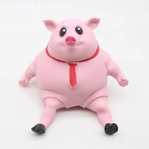 2025 New Arrival Pink Pig Squishy Toy