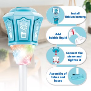 Remote Control Streetlight Bubble Machine