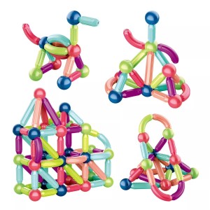 Magnetic Building Sticks, Strong Magnet Educational Construction Toy 