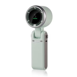 SALE 49% OFF-Portable Handheld Turbo Fan(Green /White)