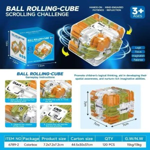 3D Ball Rolling Cube challenge