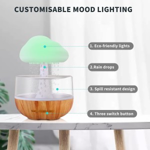 Rain Cloud Night Light Humidifier