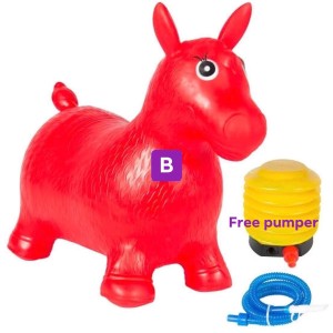 Jumping Horse Toy with Pumper Machine