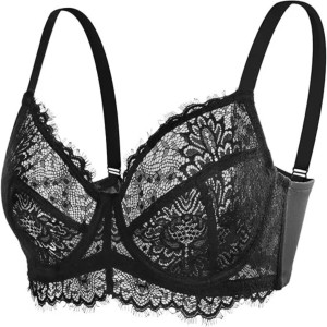 Enchante Unlined Lace Underwire Full CoverageBra