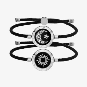 Touch Bracelets with Milan Rope(Black+Black)