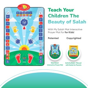 New Edition Educational Interactive Salah Mat with surahs & Duas